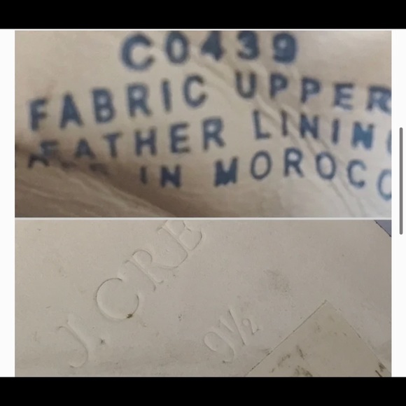 J. Crew | Colorful Tweed D’orsay Style Pointed Flats - Picture 4 of 5